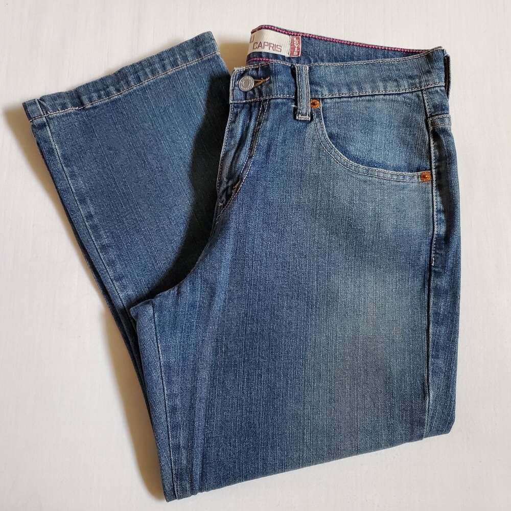 Vintage Levi's 515 Nouveau Capri Jeans Size 8